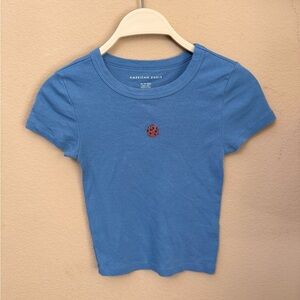 American Eagle Ladybug Baby Tee